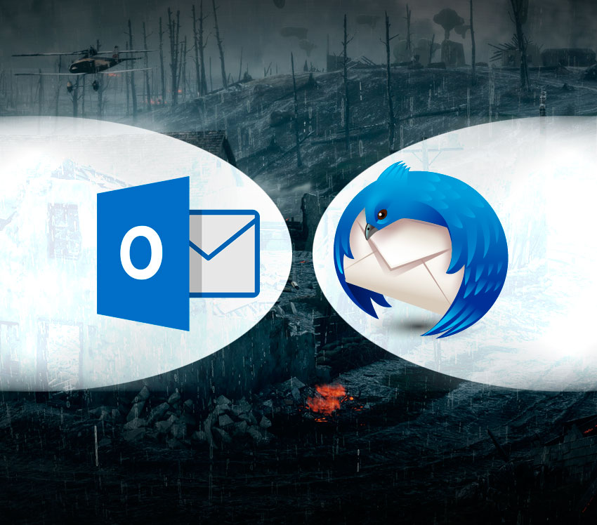 Nossa comparação entre o Microsoft Outlook e o Mozilla Thunderbird.